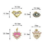 Trendy Micro-inlaid Oil Dripping Love Eyes – Jewelry Gift Ideas — 11