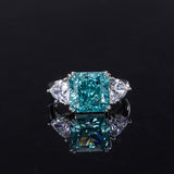 S925 All-body Silver High Carbon Diamond Ring – Holiday Gift Ideas — 4