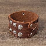 Simple Retro And Old Multi-layer Leather Bracelet – Jewelry Gift Ideas — 4