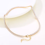 Round Zircon Short Chain Necklace For Women – Jewelry Gift Ideas — 7