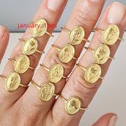 Fashion Personality December Flower Ring – Stylish Gifts — 9