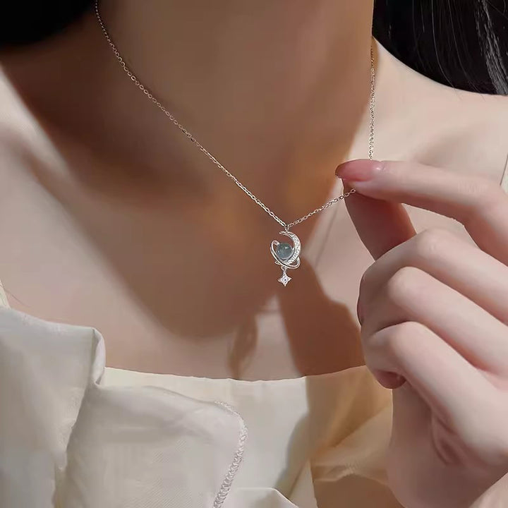 S925 Sterling Silver Niche Pendant Clavicle Chain – Jewelry Gift Ideas — 1