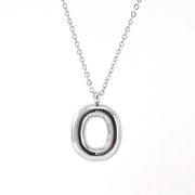 Fashion Letter Necklace Female Stainless Steel – Jewelry Gift Ideas — 18