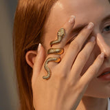 Snake Pattern Ring Punk 4-piece Ring Set – Useful Gifts — 9