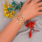 Ethnic Style Diamond Cross Zircon Bracelet – Stylish Gifts — 1
