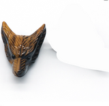 Carving Wolf Head Pendant Tiger Eye Stone Crystal – Jewelry Gift Ideas — 7