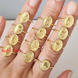 Fashion Personality December Flower Ring – Stylish Gifts — 13