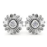 European And American Plated 18K Sunflower Earrings – Meaningful Gifts — 7