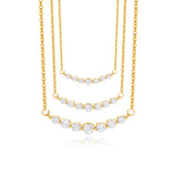 S925 Silver Single Row Inlaid Zircon Necklace – Jewelry Gift Ideas — 5