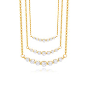 S925 Silver Single Row Inlaid Zircon Necklace – Jewelry Gift Ideas — 5