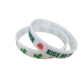 Clover Bracelet Strap White And Green Striped Hat – Jewelry Gift Ideas — 3