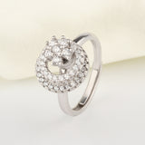 Sterling Silver Gyro Flywheel Double Circle Women's – Gifts for Her — 8