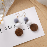 Women's Art Vintage Acrylic Plush Earrings – Gifts for Her — 15