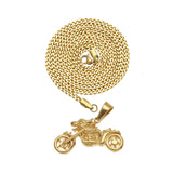 Men's Motorcycle Shape Stainless Steel Pendant – Jewelry Gift Ideas — 3