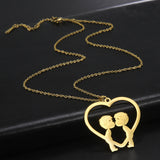 18k Real Gold Electroplated Love Men's Kiss – Jewelry Gift Ideas — 2