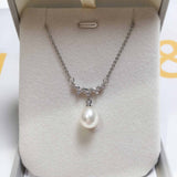 Natural Freshwater Pearl Pendant Wave Clavicle – Jewelry Gift Ideas — 3