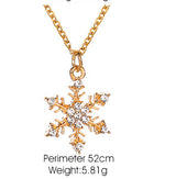 Christmas Snowflake Cane Drip Oil Necklace – Jewelry Gift Ideas — 2