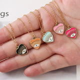 Fashion Love Oil Dripping Eyes Stainless Steel – Jewelry Gift Ideas — 18