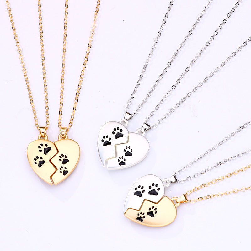 Love Couple Necklace Magnet Stitching Alloy – Jewelry Gift Ideas — 1