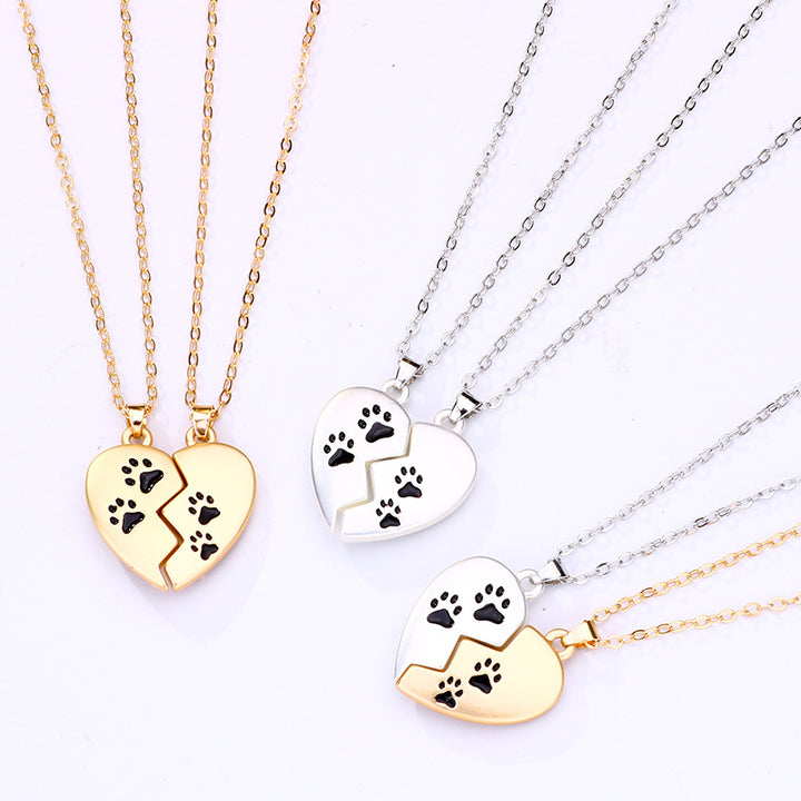 Love Couple Necklace Magnet Stitching Alloy – Jewelry Gift Ideas — 1