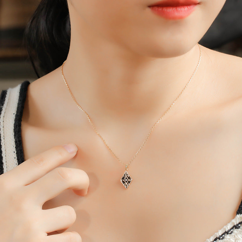 Luxury Retro Geometric Necklace – Jewelry Gift Ideas — 1