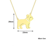 Men And Women Fashion Cute Dog Bulldog Pendant – Jewelry Gift Ideas — 2