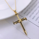 14K Gold Personality Hip Hop Clavicle Chain Nail – Jewelry Gift Ideas — 4