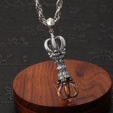 Vintage Six Word Mantra Vajra Pendant – Jewelry Gift Ideas — 9