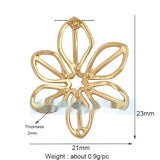 Pure Copper Micro-inlaid Color Flower Zircon Hollow – Small Gift Ideas — 4