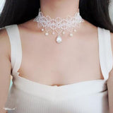 Personalized Multi-layer Crystal Lace Necklace – Jewelry Gift Ideas — 4