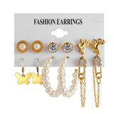Creative Personality Pin Chain Earrings – Stylish Gifts — 4