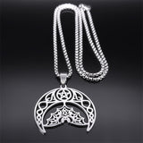 Stainless Steel Men's And Women's Silver Necklace – Jewelry Gift Ideas — 12