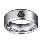 Stainless Steel Viking Odin Symbol Ring – Small Gift Ideas — 4