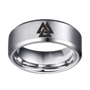 Stainless Steel Viking Odin Symbol Ring – Small Gift Ideas — 4