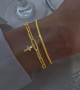 Sparkling Zircon Bracelet 2-piece Set – Jewelry Gift Ideas — 8