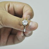 High Quality Zircon Crystal Silver Plated Ring Women – Gifts for Her — 2