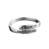 Women's New And Old Cross Ring – Gifts for Her — 4