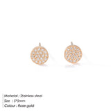 Women's Simple Stainless Steel Small Earrings – Gifts for Her — 3