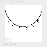 Personalized Alphabet Name Necklace DIY – Jewelry Gift Ideas — 3