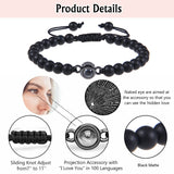 Frosted Stone White Turquoise Couple Bracelet – Jewelry Gift Ideas — 7