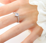Serenity's Tear Cubic Zirconia Gold Ring – Small Gift Ideas — 2