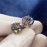 Metal Woven Fine Zircon-embedded Earrings – Stylish Gifts — 1