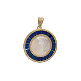 Round Lady Guadalupe Necklace Pendant – Jewelry Gift Ideas — 4