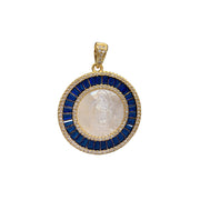 Round Lady Guadalupe Necklace Pendant – Jewelry Gift Ideas — 4