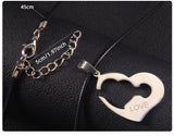 Cute Heart Couple Necklace With One Arrow LOVEYOU – Jewelry Gift Ideas — 4
