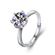 Ring Ladies Moissanite Ring Six Claw Jewelry – Jewelry Gift Ideas — 3