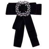 Exaggerated Gold Velvet Braided Bow Brooch – Jewelry Gift Ideas — 2