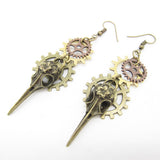 Women's Handmade Retro Gear Steampunk Earrings – Gifts for Her — 4