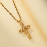18k Gold Detachable Cross Snake Necklace Fashion – Jewelry Gift Ideas — 5