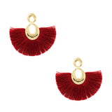 Water Drop Fan-shaped Tassel Earrings – Birthday Gifts — 2